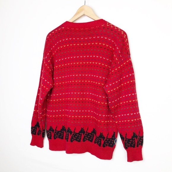 Susan Bristol, rare vintage, 1992 Scottie terrier dog cardigan - Picture 8 of 11